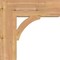Ekena Millwork Thorton Block Smooth Bracket, Western Red Cedar, 5 1/2"W x 20"D x 20"H BKT06X20X20THR05SWR - alternate 4